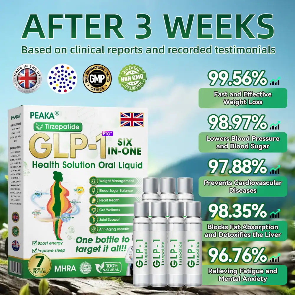 Christmas Special Offer 𝟖𝟎% 𝐎𝐅𝐅 🎄🎁 | Official UK 🇬🇧 Store — 𝐏𝐄𝐀𝐊𝐀® 𝐆𝐋𝐏-𝟏 𝐓𝐢𝐫𝐳𝐞𝐩𝐚𝐭𝐢𝐝𝐞 𝐒𝐢𝐱-𝐢𝐧-𝐎𝐧𝐞 𝗦𝗹𝗶𝗺 & 𝑯𝒆𝒂𝒍𝒕𝒉 𝑶𝒓𝒂𝒍 𝑺𝒐𝒍𝒖𝒕𝒊𝒐𝒏, GIP and GLP-1 Dual-Action Weight Loss Solution, One Bottle Daily, Results in 7 Days🎊🛒