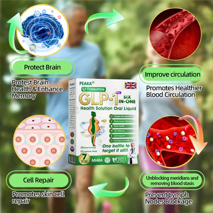 Christmas Special Offer 𝟖𝟎% 𝐎𝐅𝐅 🎄🎁 | Official UK 🇬🇧 Store — 𝐏𝐄𝐀𝐊𝐀® 𝐆𝐋𝐏-𝟏 𝐓𝐢𝐫𝐳𝐞𝐩𝐚𝐭𝐢𝐝𝐞 𝐒𝐢𝐱-𝐢𝐧-𝐎𝐧𝐞 𝗦𝗹𝗶𝗺 & 𝑯𝒆𝒂𝒍𝒕𝒉 𝑶𝒓𝒂𝒍 𝑺𝒐𝒍𝒖𝒕𝒊𝒐𝒏, GIP and GLP-1 Dual-Action Weight Loss Solution, One Bottle Daily, Results in 7 Days🎊🛒